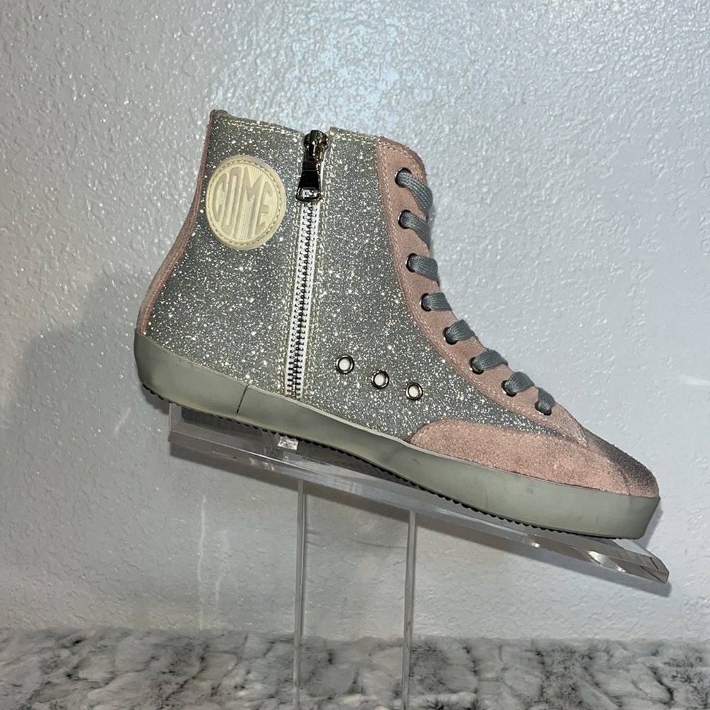 Golden glitter  sneakers - Picture 6 of 16